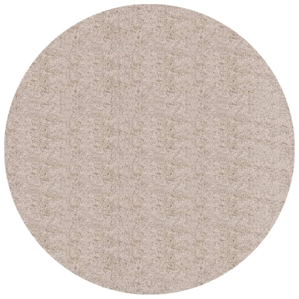 (beige, 200 cm) vidaXL Shaggy Rug Floor Mat Fluffy Rug Area Rug PAMPLONA High Pile Modern