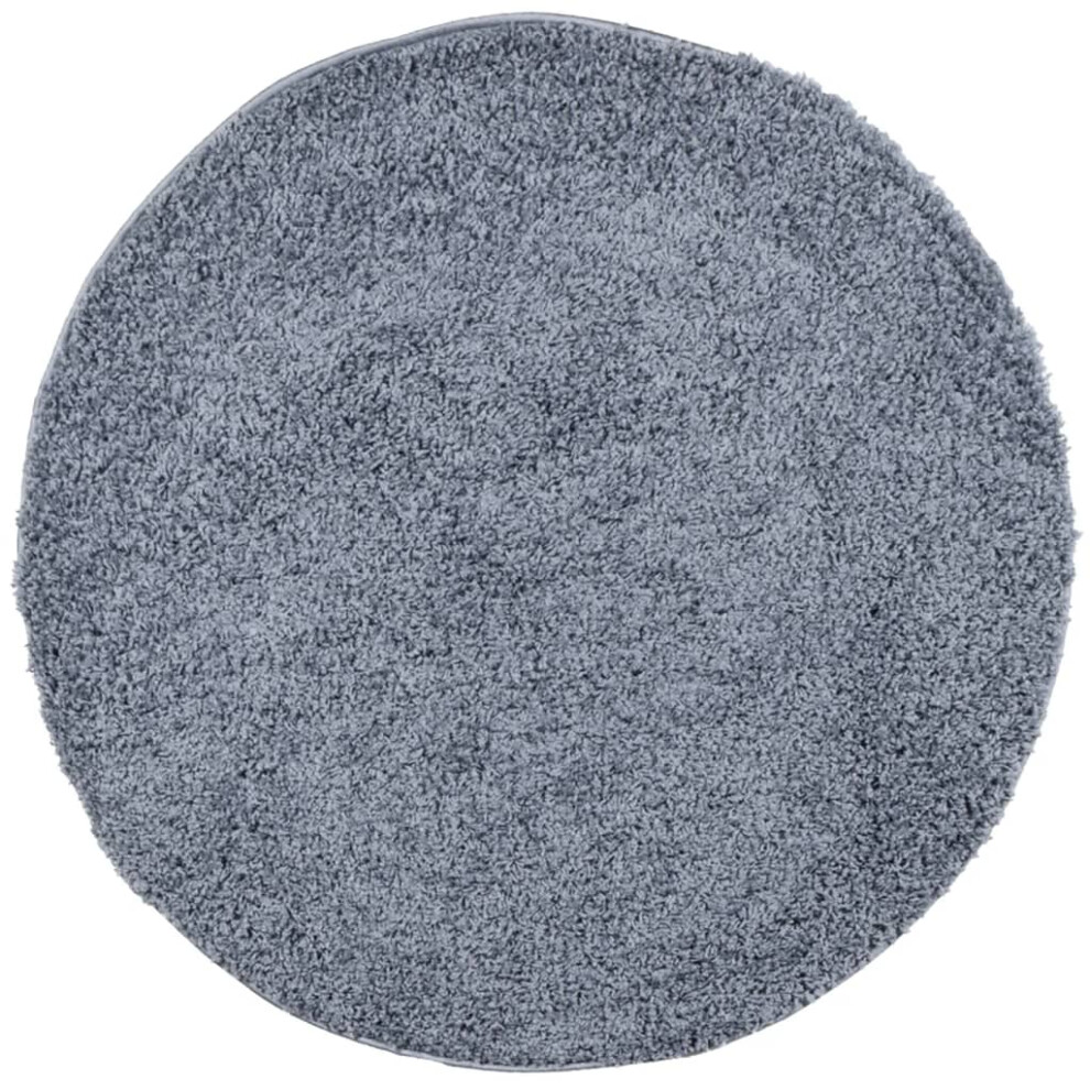 (blue, 160 cm) vidaXL Shaggy Rug Floor Mat Fluffy Rug Area Rug PAMPLONA High Pile Modern