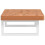 VidaXL vidaXL Basin Shelf Wall Mounted Bathroom Countertop Steel and Solid Wood Beech 5