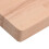 VidaXL vidaXL Basin Shelf Wall Mounted Bathroom Countertop Steel and Solid Wood Beech 10