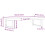 VidaXL vidaXL Basin Shelf Wall Mounted Bathroom Countertop Steel and Solid Wood Beech 4