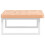 VidaXL vidaXL Basin Shelf Wall Mounted Bathroom Countertop Steel and Solid Wood Beech 5