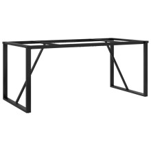 vidaXL Dining Table Legs O-Frame Desk Legs DIY Metal Furniture Legs Steel