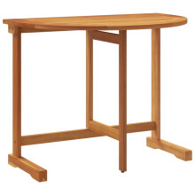 vidaXL Folding Balcony Table Outdoor Table Dining Table Solid Wood Acacia