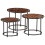 VidaXL vidaXL Nesting Tables Hall Side Table Coffee Table 3 pcs Solid Wood Reclaimed 1