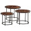 VidaXL vidaXL Nesting Tables Hall Side Table Coffee Table 3 pcs Solid Wood Reclaimed 3