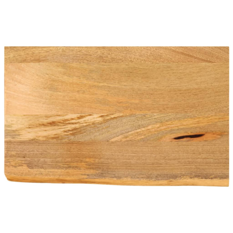 Vidaxl Table Top Live Edge Replacement Board Dining Table Top Solid Wood Mango