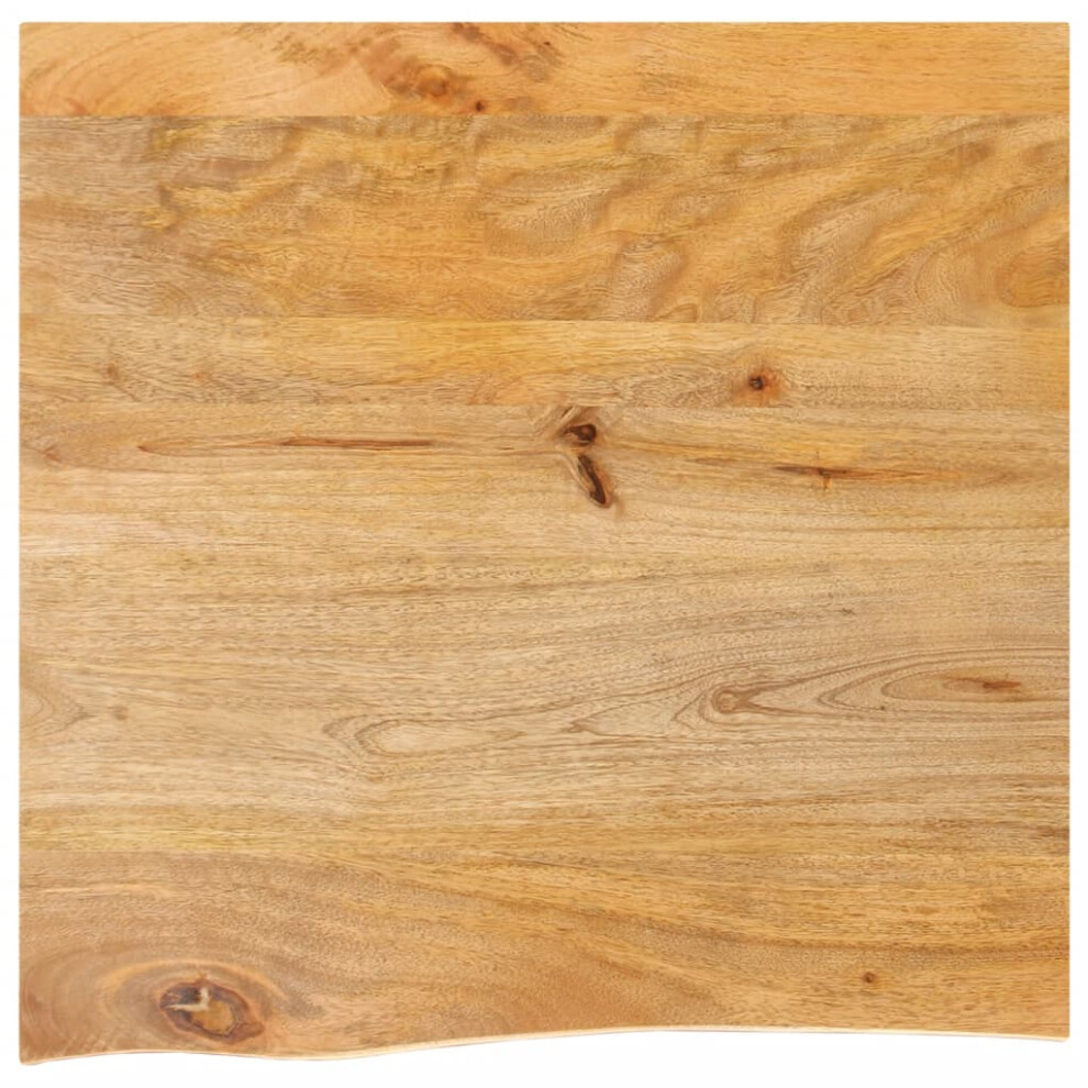 vidaXL Table Top Live Edge Replacement Board Dining Table Top Solid Wood Mango