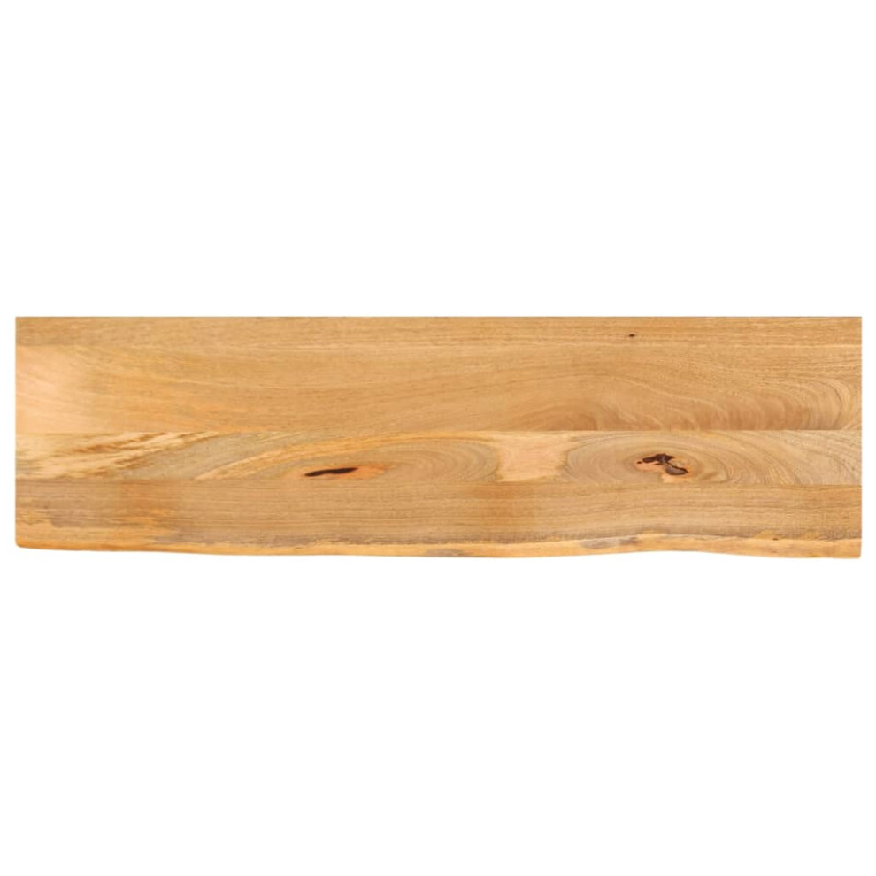 vidaXL Table Top Live Edge Replacement Board Dining Table Top Solid Wood Mango