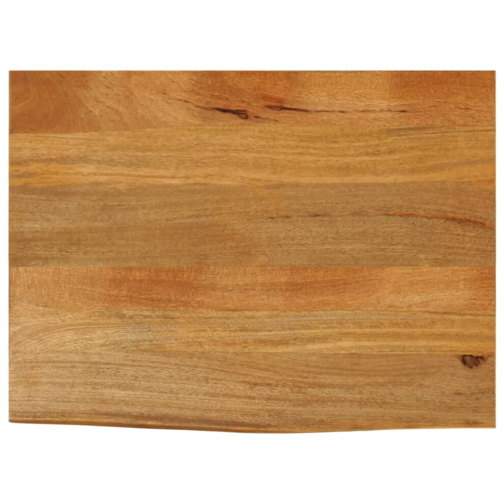 vidaXL Table Top Live Edge Replacement Board Dining Table Top Solid Wood Mango