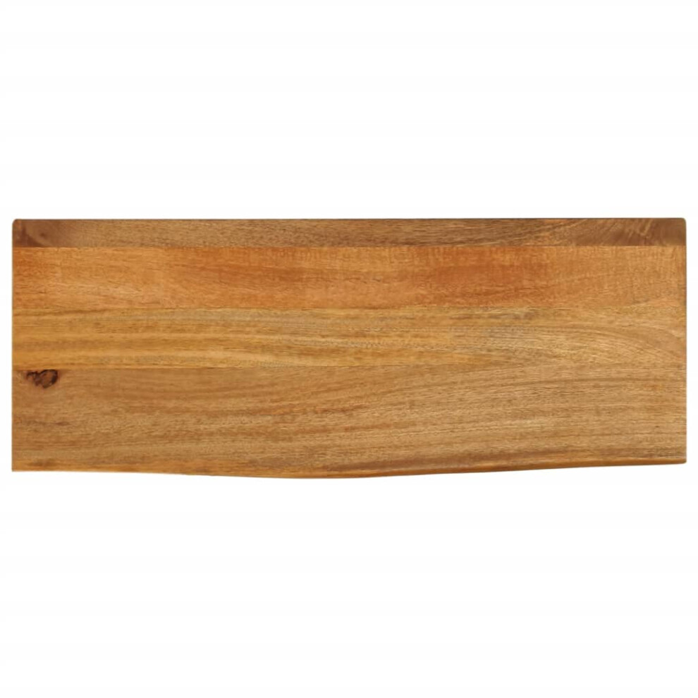 Vidaxl Table Top Live Edge Replacement Board Dining Table Top Solid Wood Mango