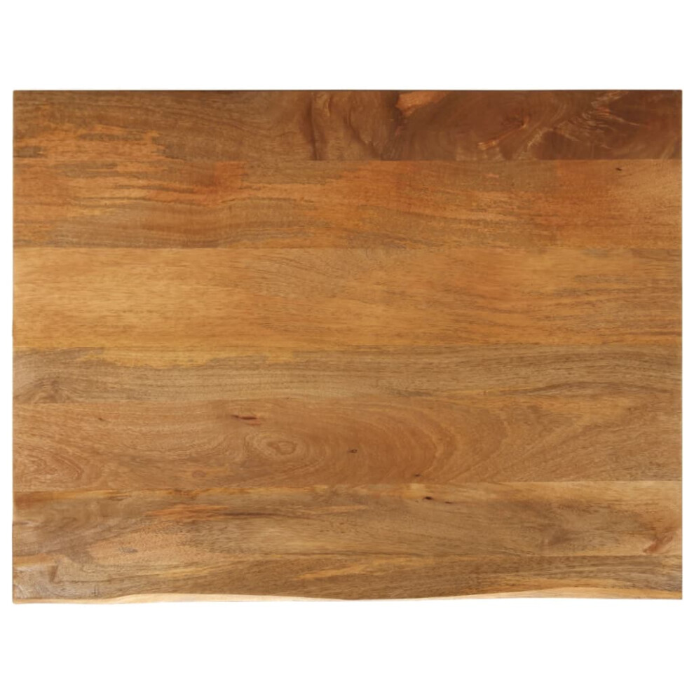 vidaXL Table Top Live Edge Replacement Board Dining Table Top Solid Wood Mango