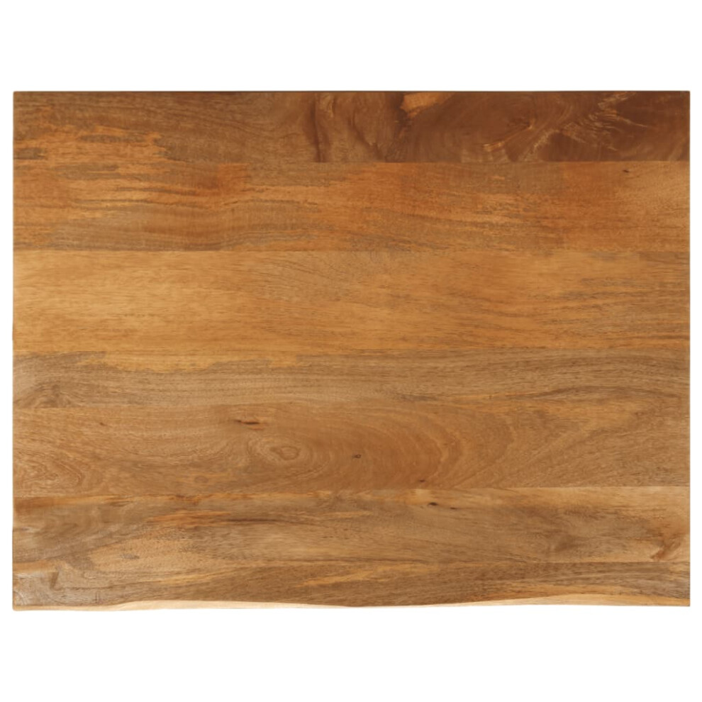 Vidaxl Table Top Live Edge Replacement Board Dining Table Top Solid Wood Mango