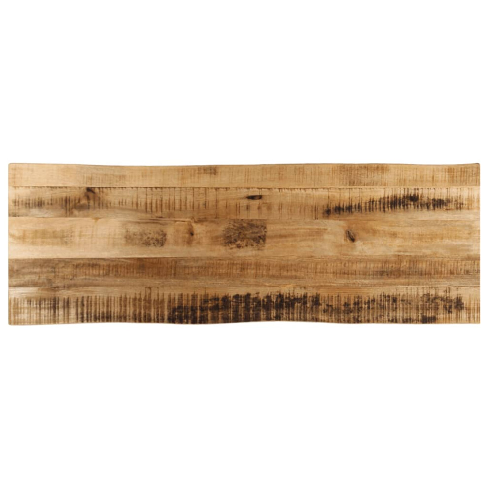 vidaXL Table Top Live Edge Replacement Dining Table Top Solid Wood Rough Mango