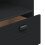 VidaXL vidaXL Bookcase Bookshelf Side Cabinet Storage Book Rack Black Engineered Wood 9
