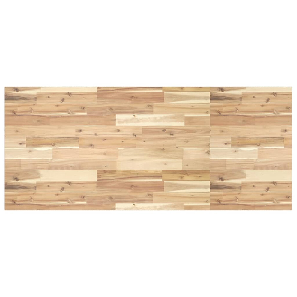 Vidaxl Table Top Replacement Dining Table Top Rectangular Solid Wood Acacia