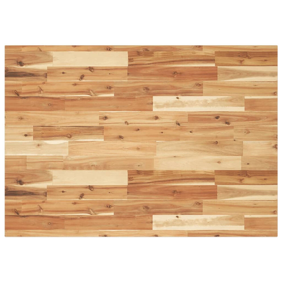 vidaXL Table Top Replacement Dining Table Top Rectangular Solid Wood Acacia