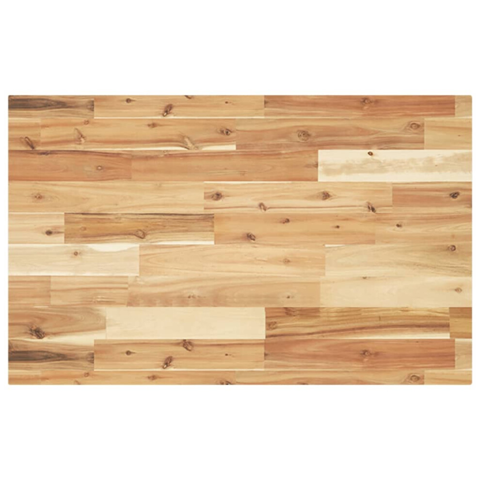 Vidaxl Table Top Replacement Dining Table Top Rectangular Solid Wood Acacia