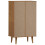 VidaXL vidaXL Shoe Cabinet Shoe Storage Cupboard Shoe Rack Brown Solid Wood Pine 7