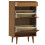 VidaXL vidaXL Shoe Cabinet Shoe Storage Cupboard Shoe Rack Brown Solid Wood Pine 5