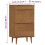 VidaXL vidaXL Shoe Cabinet Shoe Storage Cupboard Shoe Rack Brown Solid Wood Pine 4