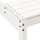 VidaXL vidaXL Picnic Table Outdoor Dining Table Garden Table White Solid Wood Pine 7