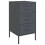 VidaXL vidaXL Bedside Cabinets Nightstand Bed Table Side Table 2 pcs Anthracite Steel 4