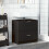 VidaXL vidaXL Sink Cabinet Vanity Unit Storage Unit Cupboard Black Engineered Wood 3