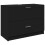 VidaXL vidaXL Sink Cabinet Vanity Unit Storage Unit Cupboard Black Engineered Wood 1