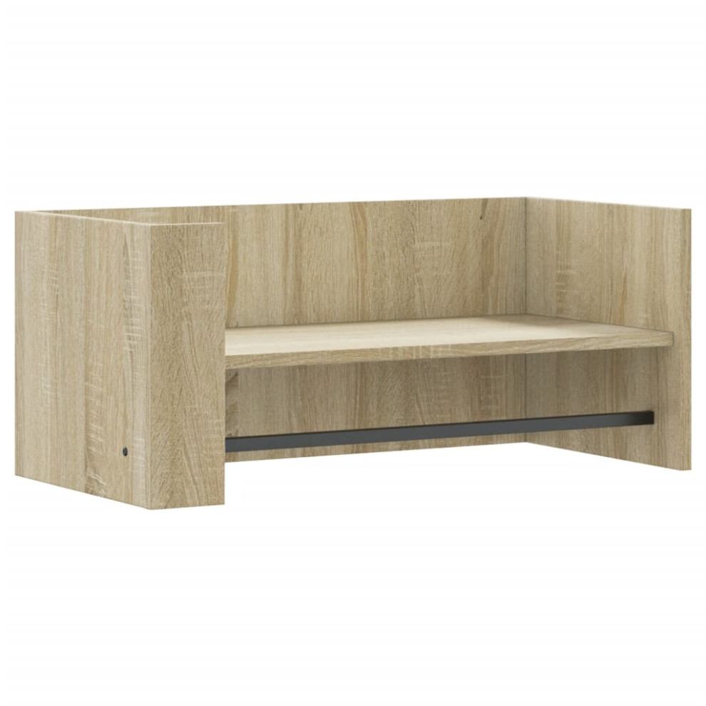 Vidaxl Wall Shelf Floating Shelf Wall Storage Shelf Sonoma Oak Engineered Wood