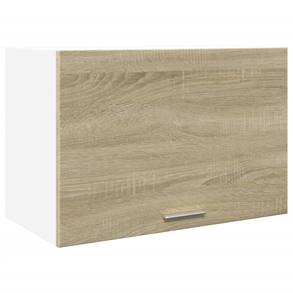 Vidaxl Hanging Cabinet Wall Mounted Storage Cabinet Sonoma Oak Engineered Wood