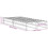 VidaXL vidaXL Bed Frame Home Bedstead Bed Base White 90x190 cm Single Solid Wood Pine 4