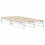 VidaXL vidaXL Bed Frame Home Bedstead Bed Base White 90x190 cm Single Solid Wood Pine 3