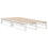 VidaXL vidaXL Bed Frame Home Bedstead Bed Base White 90x190 cm Single Solid Wood Pine 6