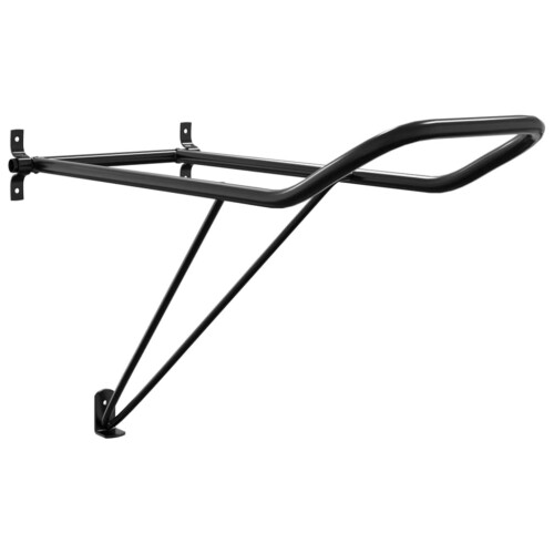 VidaXL vidaXL Foldable Saddle Rack Wall Mounted Saddle Stand Saddle Holder Black Iron 1