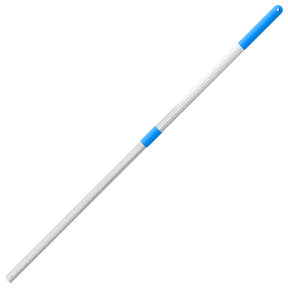 vidaXL Pitchfork Handle Replacement Pitch Fork Handle Telescopic Silver Steel