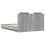 VidaXL vidaXL Bed Frame with Headboard Grey Sonoma 135x190 cm Double Engineered Wood 6