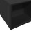 VidaXL vidaXL Bed Frame Bed Base Bedstead Black 150x200 cm King Size Engineered Wood 7