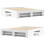 VidaXL vidaXL Bed Frame Bed Base Bedstead White 150x200 cm King Size Engineered Wood 8