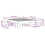 VidaXL vidaXL Bed Frame Bed Base Bedstead White 150x200 cm King Size Engineered Wood 11
