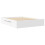 VidaXL vidaXL Bed Frame Bed Base Bedstead White 150x200 cm King Size Engineered Wood 7