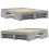 VidaXL vidaXL Bed Frame Bed Concrete Grey 120x190 cm Small Double Engineered Wood 8