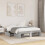 VidaXL vidaXL Bed Frame Bed Base Bedstead Concrete Grey 140x190 cm Engineered Wood 3