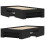 VidaXL vidaXL Bed Frame Bed Base Bedstead Black 90x190 cm Single Engineered Wood 8