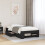 VidaXL vidaXL Bed Frame Bed Base Bedstead Black 90x190 cm Single Engineered Wood 3