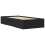 VidaXL vidaXL Bed Frame Bed Base Bedstead Black 90x190 cm Single Engineered Wood 7