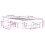 VidaXL vidaXL Bed Frame Home Bed Base Concrete Grey 90x190 cm Single Engineered Wood 11