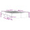 VidaXL vidaXL Bed Frame Bed Base Bedstead Concrete Grey 140x190 cm Engineered Wood 10