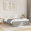 VidaXL vidaXL Bed Frame Bed Base Bedstead Grey Sonoma 120x200 cm Engineered Wood 3