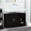 VidaXL vidaXL Sink Cabinet Vanity Unit Storage Unit Cupboard Black Engineered Wood 3